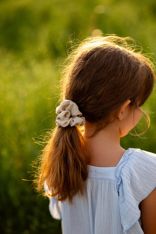 Kids Linen Scrunchie