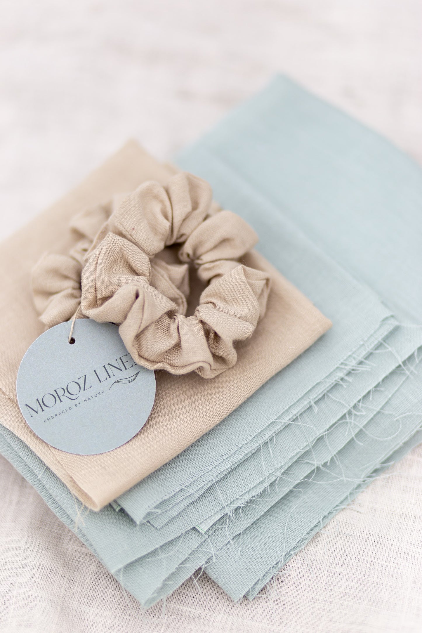 Classy Linen Scrunchie